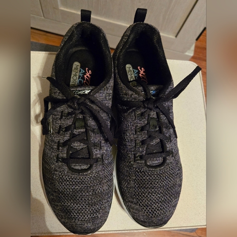 Skechers | Women's Air-Cooled Memory Foam Knit Athletic Sneakers | Size. 8.5 | - Picture 8 of 16